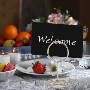 0.8MM Laser Engraved Customizable Logo Blank Metallic Aluminum Custom Seating Cards for Restaurants