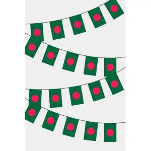Bangladesh Rectangular Party Banners Guirlande De Fanions