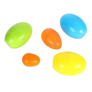 PARTYMENT Wholesale Plastic Easter Eggs 10X7cm with Twist Open Design for DIY Craft Projects and Holiday Party Supplies