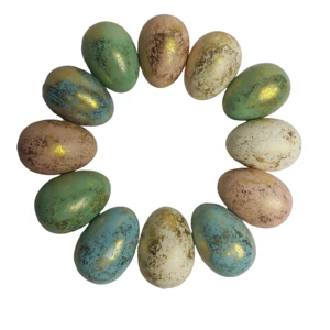 Halloween Easter Decorations Plastic Egg Gift Set Festive Party Tableware Table Decorations for Multiple Valentine's Day Diwali