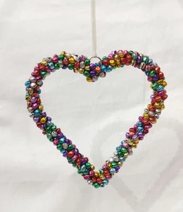 Handmade Durable High Quality Glass/Metal Small Bell Ornaments Beaded Christmas Stars Customized Colors Tree Stand Accessories