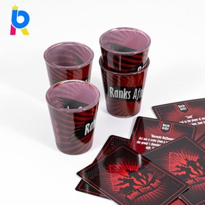 Premium Custom Party Interactive Game Set with Cards and Shot Glasses OEM ODM for Friends Game Nights and Events