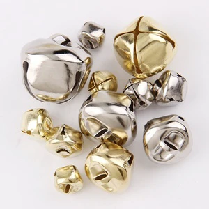 6MM-65MM Iron Electroplated Stamping Jingle Bells Pendants Hanging Christmas Tree Ornaments Customized Color Logo Home Crafts