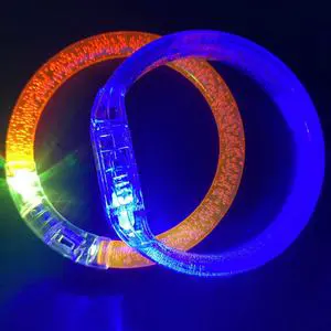LED Bracelets Party Supplies Favors Glow LED Bracelet Light up Toys Neon Party Favors Carnival Birthday Wedding Carnival