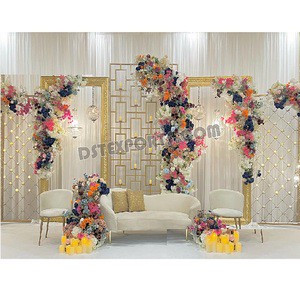 Fairytale Wedding Decor Candle Panels Ideas Prettiest Wedding Stage Candle Wall Stands Wedding Event Decor Candle Wall
