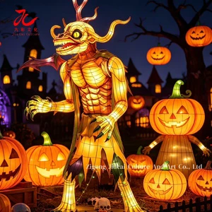 Chinese Halloween Festival Lanterns Spooky Monster Lantern Halloween Decoration For Garden & Event Festive Party Supplies