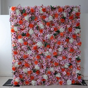 Multi-style Artificial Flower Wall - Mixed Floral Background - Romantic Wedding Party Stage Decoration