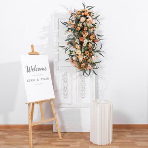 New Style Artificial Rose Wedding Backdrop Wall Arch Stage Hanging Commercial Aesthetic Display Window Decoration
