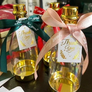 Personality Plastic DIY Champagne Bottle Birthday Wedding Party Party Favor Containers Children's Candy Gift