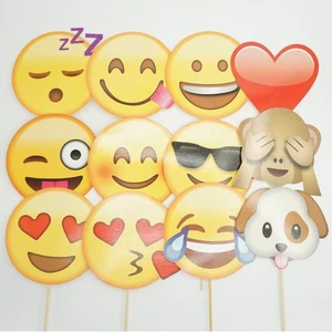 12PCS/Set Smile Party Photo Props Decor Party Supplies