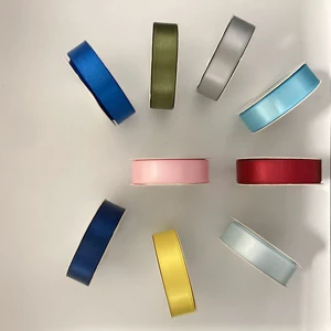 Shiny Single Face Satin Ribbon Polyester Printed with Christmas Sparkle Craft Tape Ribbon for Party Decor Manufacturer's Gift