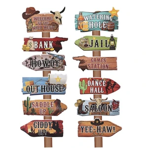 Christmas Eco-friendly Customized Shape Paper Directional Sign Birthday Photo Props Supplies-Arrow Landmark Party Decorations