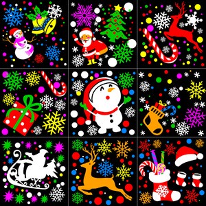 No-Change Cafeline Rotating Pattern Christmas Atmosphere Lights