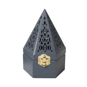 High Quality Agarwood Incense Burner Hand Carved Arabic Incense Holder Wholesale Sandalwood Scented Incense Packaged in Boxes