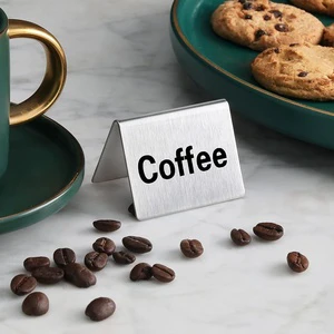 V-shaped Reserved Seat Sign Pre-booked Table Card Restaurant Number Plate Pick-up Table Sign