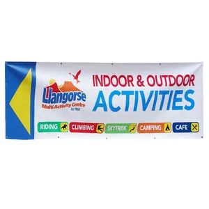 Custom Full Color Huge Vinyl Fabric PVC Banner Advertising Promotion Celebration Sale Open Store Garage Sign Banner