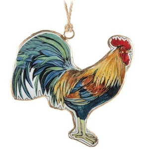 Festive Party Supplies Decorative Metal Hen Easter Hanging Easter Decoration