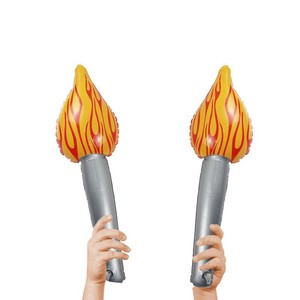 Factory Spot PVC Inflatable Flame Torch Toy Party Decorations and Games Cheer Stick Props