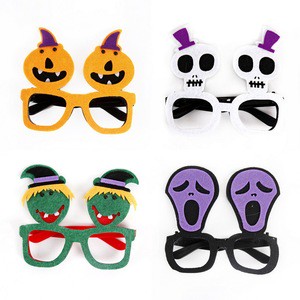 Fun Cartoon Plastic Decorative Glasses for Halloween 2025 Holiday Supplies