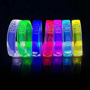 Wholesale New Arrival Multicolor Parties Birthdays Events LED Light up Wristbands Flashing Bracelet