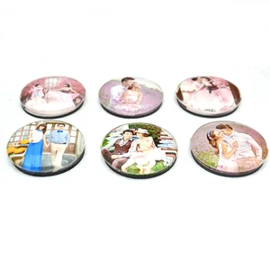 Wedding Favors Mini 3d Glass Rubber Tourist Souvenir Cute Inspiration Mobile Fridge Magnet Set