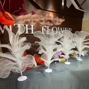 Luxury Style Wedding Decorations Custom Handmade Table Centerpiece Decoration Wedding Event Giant Flower