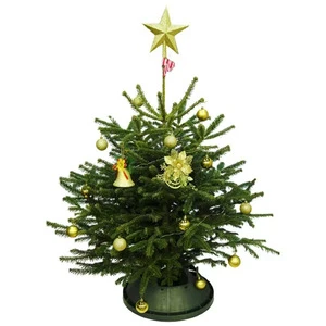 Christmas Tree Stand Base Water Filled Adjustable Dark Green Plastic Durable Christmas Decorative Accessory