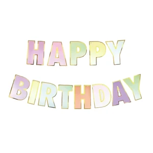 Premium Fountain Foil Birthday Banner Gold Silver Metallic Decor for Events & Celebrations for Best Wholesale Price