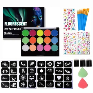 Wedding Party Face Body Painting Kit Elegant Designs Glitter Gems for Bridal Shower Bachelor Party Face and Body Painting