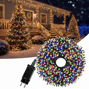 CX Outdoor Waterproof LED Christmas Tree Lights Bright Blue Twinkling IP44 Rated 10M-100M Dimmable