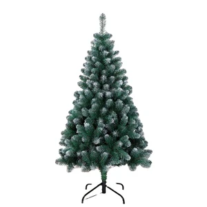 New Arrival Realistic Flocked Artificial Christmas Tree Eco-Friendly Pvc Stand Durable Christmas Tree