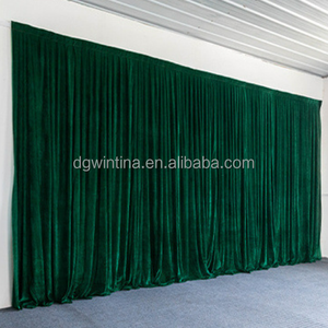 10x20ft Velvet Wedding Backdrop Curtain Pipe Drape for Weddings Photo Booth Drapes Stage Background Event Birthday