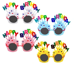 Birthday Sunglasses Party Supplies Accessories Photo Booth Props Cake Glasses
