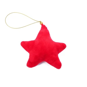 Christmas Tree Hanging Ornaments Xmas Holiday Home Party Decor Star Velvet Cute Christmas Ornaments