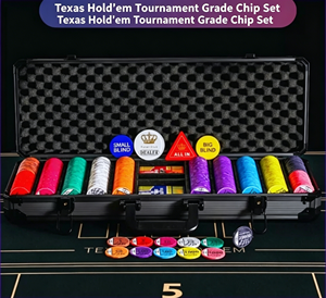 Wholesale Cheap Poker Chip Set with Tray for Budget Buyers, Casual Game Nights & Party Supplies