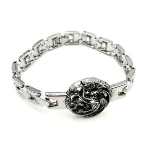 Men's Alloy Game Bracelet GTP02 Alloy Collectible Thrones Bangle for Friends Metal Ornaments