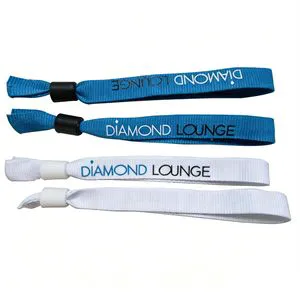 High Quality Custom Wedding Gifts for Guests Woven Bracelet Wristband for Party Event Fabric Wristband Concert Cloth Wrist Bands