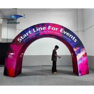 Custom Display Archway Outdoor Event Advertising Entrance Branding Exhibition Banner Festival Site Decoration Sign Gate