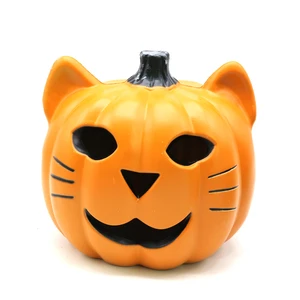 Factory Plastic Light Festive Party Supplies Holiday Halloween Decoration Glowing Decorative Light Halloween Pumpkin Lantern