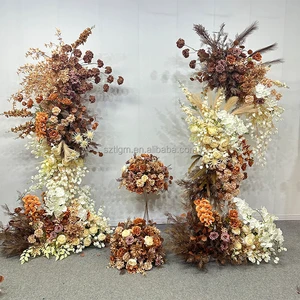 Customizable Artificial Flower Decorations for Fall Events and Parties Wedding Arrangements Table Centerpieces Aisle Decorations