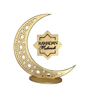 Ramadan Tabletop Decor with Islamic Geometric Patterns | Stylish Metal Desk Dcor Waterproof & Durable