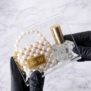 Personalized Wedding Thanksgiving Party Favors Acrylic Gift Box Laser Engraved Eco-Friendly High Quality Custom Bags Pearl