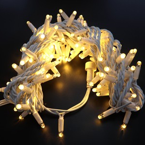 IP67 Waterproof Outdoor Christmas LED String Light 10m 20m Rubber Cable Flashing Chain for Garden for Garden Decorations