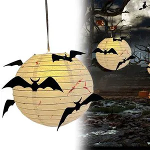 Eco-Friendly Vietnam Handicraft Paper Lantern Halloween Hanging Decoration Cheap Price Wholesale Supplier