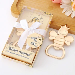 50 Sets/Lot Golden Bee Theme Zinc Alloy Party Favors for Guests & Events