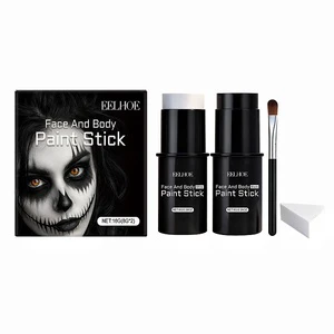 Wholesale Seasonal Limited Party Festival Body and Face Painting Beauty Makeup Halloween Face Painting Stick Convenient Set