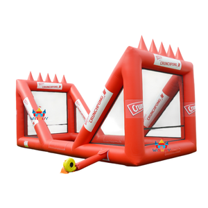 Commercial Inflatable Ball Toss Crunch Pong Game Heavy-Duty for Parties Team Building Events & Kids Party Entertainment Rentals