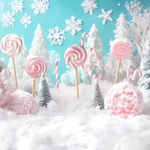 Christmas Party Banners Decorative Backdrops for Photography Photo Props and Supplies