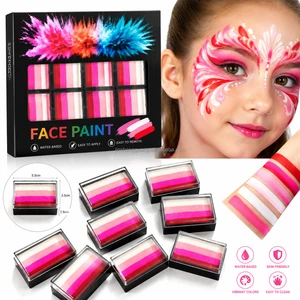 Professional 99 Color Non-Toxic Skin-Friendly Mineral Face Body Painting Kit For Children Halloween Cosplay Party Makeup