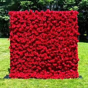 Wedding Wall Backdrop Artificial Flower Wall Roll up Flower Wall for Wedding Decoration